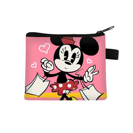 100pcs Mickey coin purse key card bag storage bag