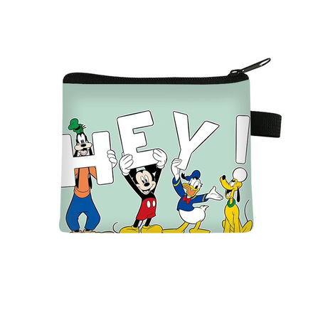100pcs Mickey coin purse key card bag storage bag