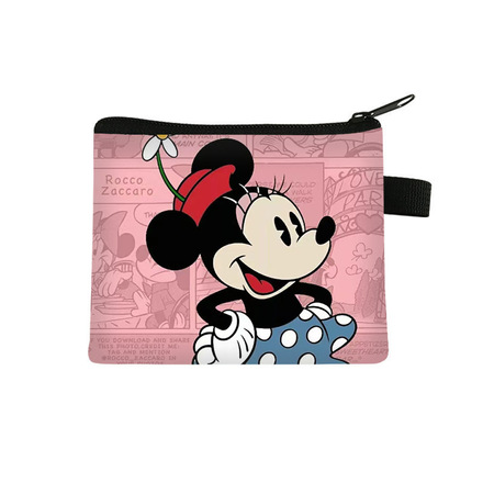 100pcs Mickey coin purse key card bag storage bag