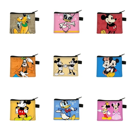100pcs Mickey coin purse key card bag storage bag