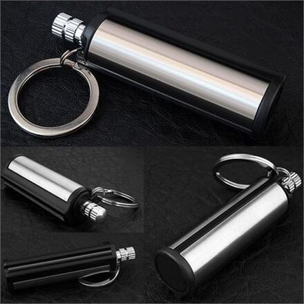 40PCS New Waterproof Permanent Lighter Keychain FREE SHIPPING