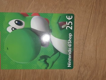 Vente: Carte Nintendo Switch (25€)