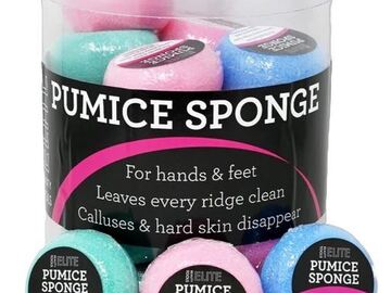 Bulk Lots: 144 Round Pumice Sponges