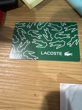 carte cadeau lacoste