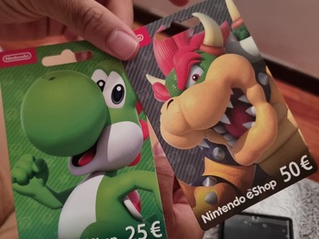 Vente: Cartes Nintendo (75€)