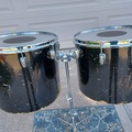 Selling with online payment: 60's Slingerland Concert toms 15 and 16/ set-o-matic stand