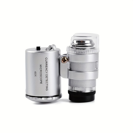 60X portable pocket microscope magnifier
