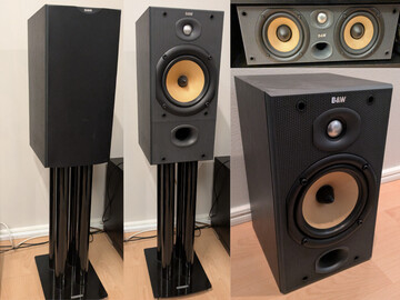 Myydään: 5 B&W speakers 