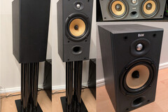 Myydään: 5 B&W speakers 