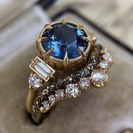 200pcs ins fashion engagement ring inlaid zircon ring