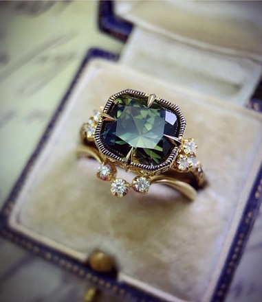 200pcs ins fashion engagement ring inlaid zircon ring