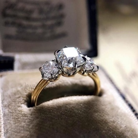 200pcs ins fashion engagement ring inlaid zircon ring