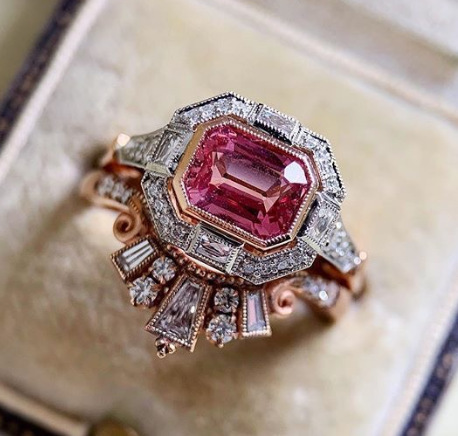 200pcs ins fashion engagement ring inlaid zircon ring