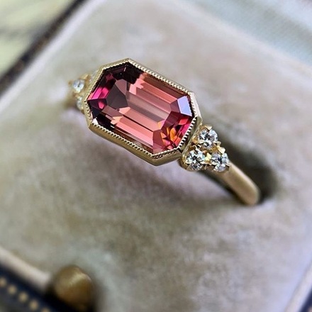 200pcs ins fashion engagement ring inlaid zircon ring