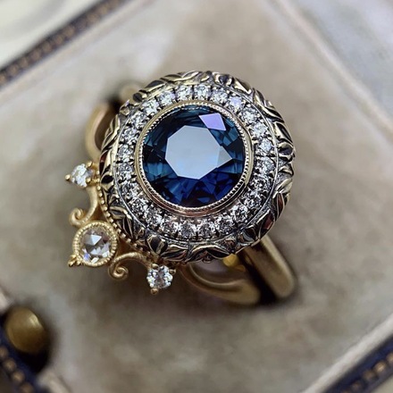 200pcs ins fashion engagement ring inlaid zircon ring