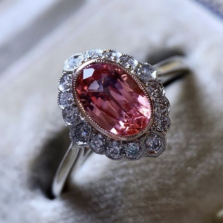 200pcs ins fashion engagement ring inlaid zircon ring