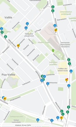 Jaettu sähköpöytäpaikka työhuone Keiteleessä Vallilassa