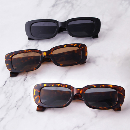 100pcs Retro Small Square Frame Sunglasses