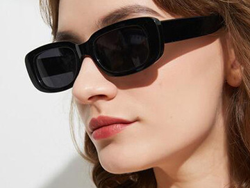 Bulk Lots: 100pcs Retro Small Square Frame Sunglasses