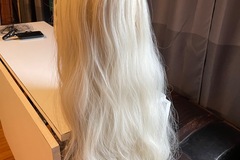 Selling with online payment: Targaryen-style Braided Platinum Wig