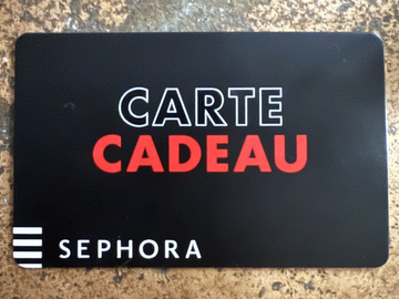 Vente: Carte cadeau Sephora (150€)