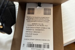 For Sale:  Burberry purse strap