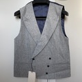 Selling with online payment: [EU] NWT Suitsupply grey melange db vest, size 38R