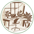 Vuokrataan: Kirjoitushuone / A room for writing