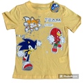 For Sale: Sonic the Hedgehog “Team Sonic” Kids T-Shirt 5Y Yellow Tee