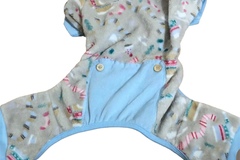 For Sale: Fleece Dog Pajamas with Candy Cane Pattern