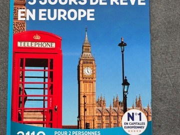 Vente: Coffret Wonderbox "3 jours de rêve en Europe" (199,90€)