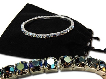 Bulk Lots: 34 pcs-Swarovski Rhinestone Stretch Bracelets-$3 ea