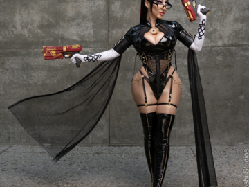 Selling with online payment: Bayonetta Cosplay with Props!