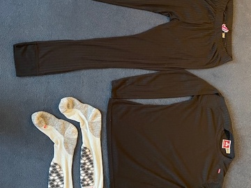 Winter sports: Base layer and socks
