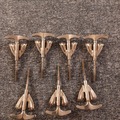 Selling with online payment: WFL nickel plated Tees and Claws 7 sets