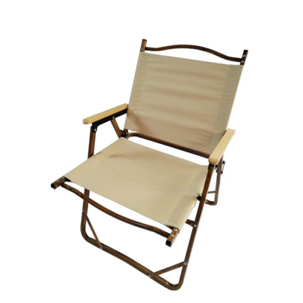 4 Comfy Foldable and Portable Chair with Armrests Aluminium Frame