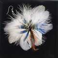 Vente au détail: Boucles d'oreilles de plumes blanches