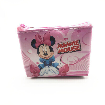 192pcs Coin Purse Clutch Bag Kids Mickey Keychain Storage Bag