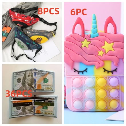 50pcs Fashion Coin Purse, Clutch Bag, Credit Card Bag