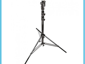 Vermieten: Lichtstativ Manfrotto Alu Kombi 455cm, Lazy Leg, Schwarz