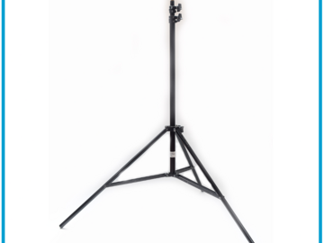 Vermieten: Lichtstativ Manfrotto Alu 16er 385cm, Schwarz (max 9kg)
