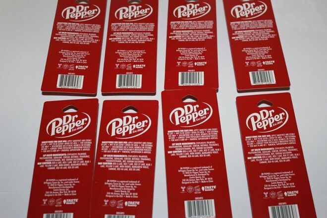 Taste Beauty Dr. Pepper Flavored Lip Balm NO BOX SEALED 25 PCS 