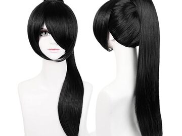 Selling with online payment: Black Ponytail Wig 