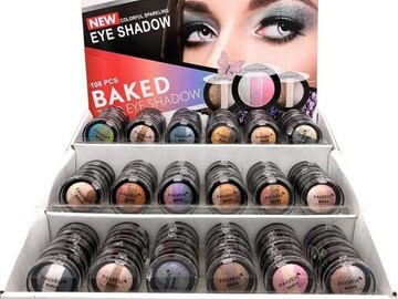 Bulk Lots: 216 Assorted Nabi Baked Eyeshadows Trio Mix 