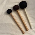 Selling with online payment: Set of 3 Payson Gong Mallets