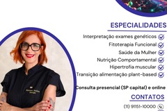 AGENDAR: Nutrição de Precisão | Nutrigenômica, Funcional & Fitoterapia | S