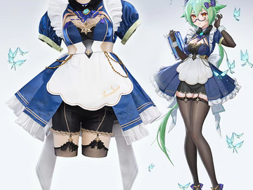 Selling with online payment: Uwowo Sucrose Maid Outfit - Genshin Impact