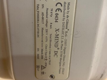 Gebruikte apparatuur: X-mind röntgenarm