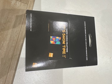 Vente: Carte cadeau Fnac Spectacles (80€)