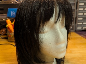 Selling with online payment: Short Black Synthetic Wig
